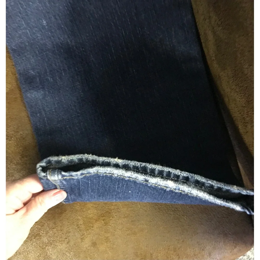American Eagle Boys Bootcut Jeans Dark Wash‎ Blue Denim 26x28 100% Cotton